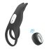 Anillo vibrador negro con mando a distancia