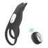 Anillo vibrador negro con mando a distancia