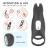 Anillo vibrador negro con mando a distancia