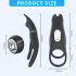Anillo vibrador negro con mando a distancia