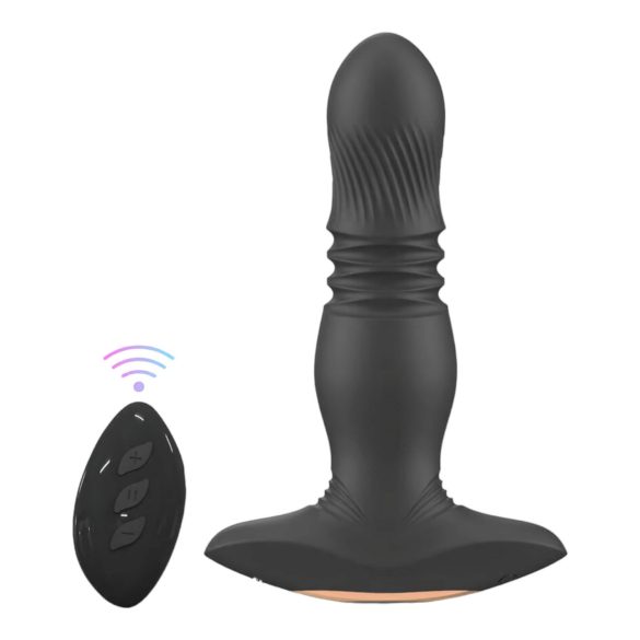 Aixiasia Roy - vibrador anal inalámbrico y recargable (negro)