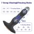 Aixiasia Roy - vibrador anal inalámbrico con radio (negro)