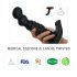 Aixiasia Abake - Vibrador Anal Giratorio (negro)