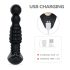 Aixiasia Abake - Vibrador Anal Giratorio (negro)