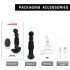Aixiasia Abake - Vibrador Anal Giratorio (negro)