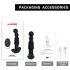 Aixiasia Abake - Vibrador Anal Giratorio (negro)