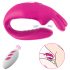 Aixiasia Hera - vibrador doble recargable con radio (rosa)