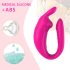Aixiasia Hera - vibrador doble recargable con radio (rosa)