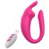 Aixiasia Hera - vibrador doble recargable con radio (rosa)