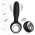 Aixiasia Dylon-Remote - Vibrador anal con control remoto y batería (negro)