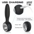 Aixiasia Dylon-Remote - Vibrador anal con control remoto y batería (negro)