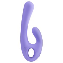   Nomi Tang Flex Bi - vibrador recargable con estimulador de clítoris (lila)