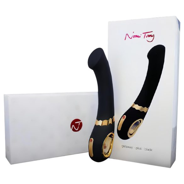 Nomi Tang Getaway Plus 2 - vibrador recargable punto G (negro-dorado)