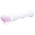 GLAS - dildo de vidrio con corazón (transparente)