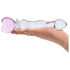 GLAS - dildo de vidrio con corazón (transparente)