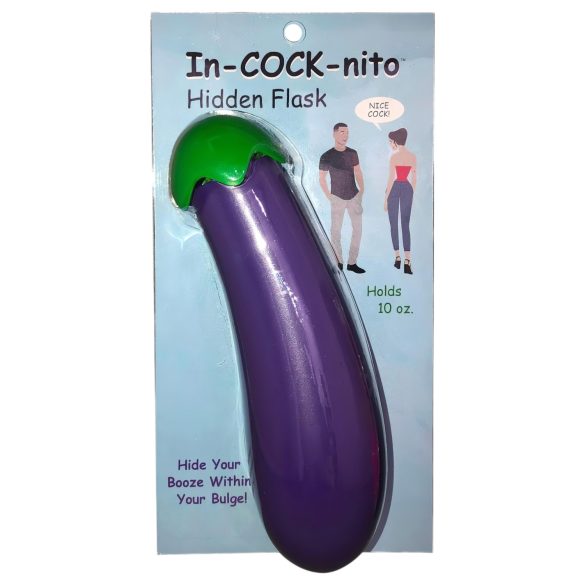In-cock-nito - Botella de berenjena (morado)