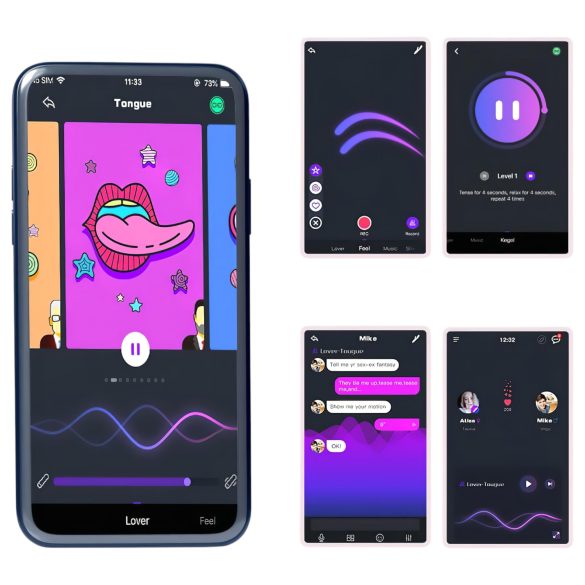 Magic Motion Crystal Duo - bolas kegel inteligentes - silicona verde