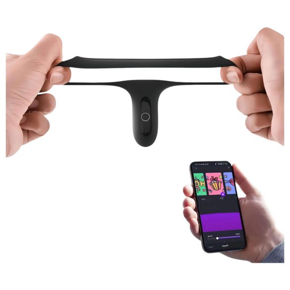 Magic Motion Rise - anillo vibrador para pene recargable inteligente - negro