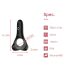 Magic Motion Rise - anillo vibrador inteligente, recargable (negro)