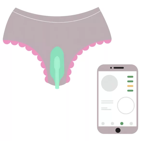 Magic Motion FitCute - bola vaginal inteligente recargable - silicona menta