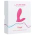 LOVENSE Flexer Panty - vibrador recargable 2 en 1 (rosa)
