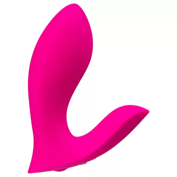 LOVENSE Flexer Panty - vibrador recargable 2 en 1 - silicona rosa