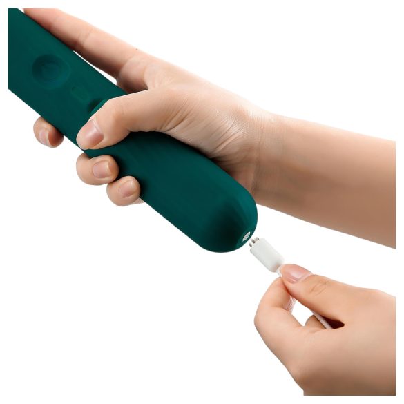 Magic Motion Zenith - vibrador masajeador inteligente - silicona verde