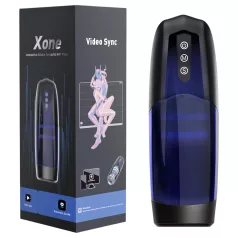   Magic Motion Xone - Masturbador para hombres controlado por aplicación (azul)