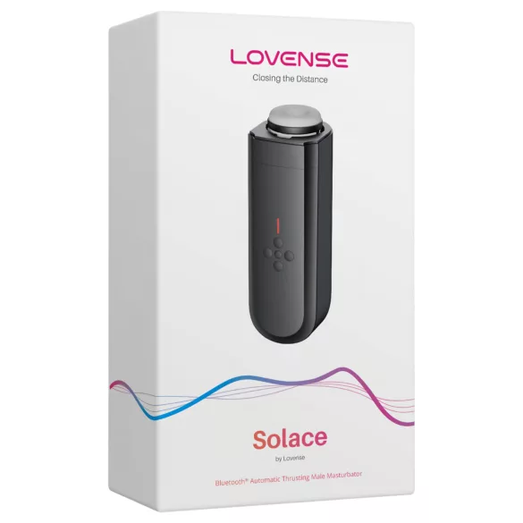 Lovense Solace - masturbador automático masculino - movimiento vertical - negro