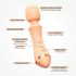 Vush Majesty 2 - masajeador vibrador recargable e impermeable (naranja)