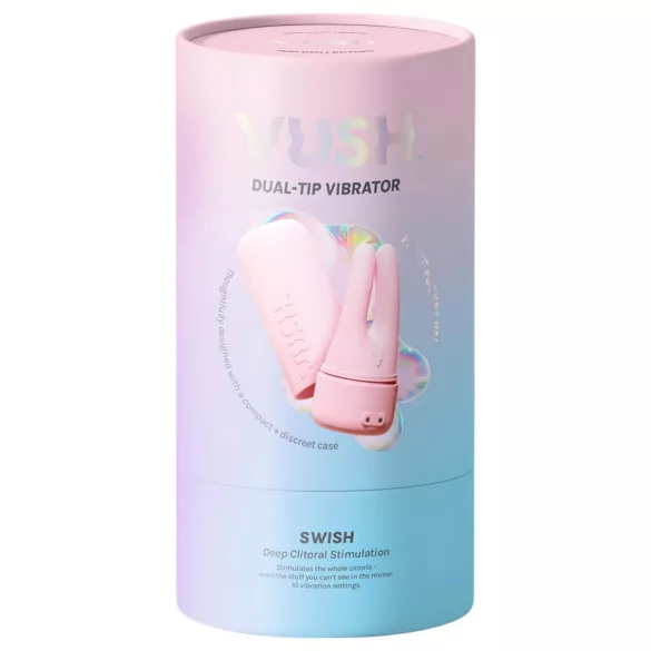Vush Pop Swish - estimulador de clítoris recargable e impermeable - rosa