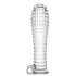Solitario - Funda vibrante para pene, transparente