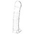 Lonely: Funda pene vibrante con púas (transparente)