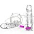 Lonely: Funda pene vibrante con púas (transparente)