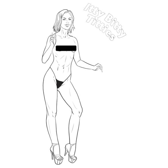 WoodRocket - Libro para colorear erótico para adultos - pechos